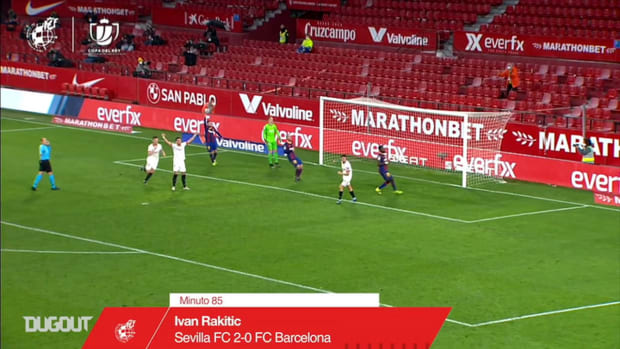 Rakitic’s great finish vs Barcelona